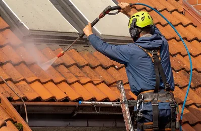 Démoussage et hydrofuge de toiture à Languenan